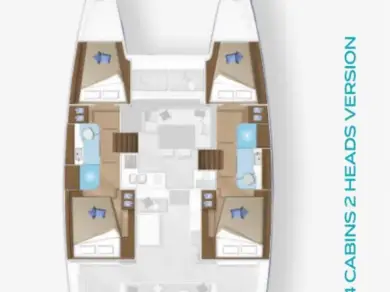 Yacht charter Marina (City) cheap Lagoon 40