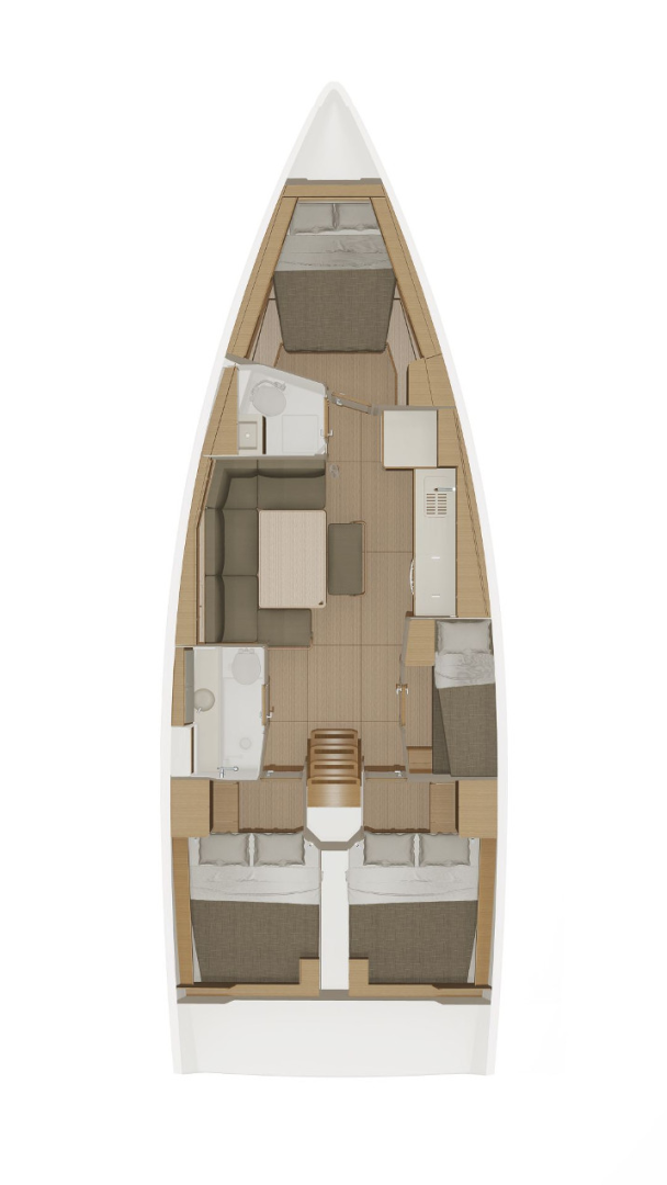 Dufour Dufour 430 Grand Large in Fethiye on SamBoat