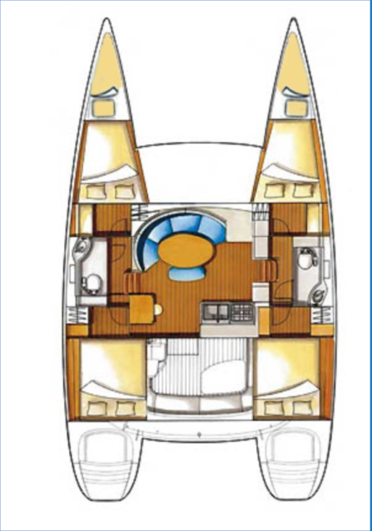 Catamaran rental with or without captain Lagoon Fethiye