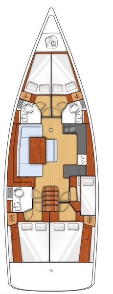 Sailboat rental with or without captain Bénéteau Tivat