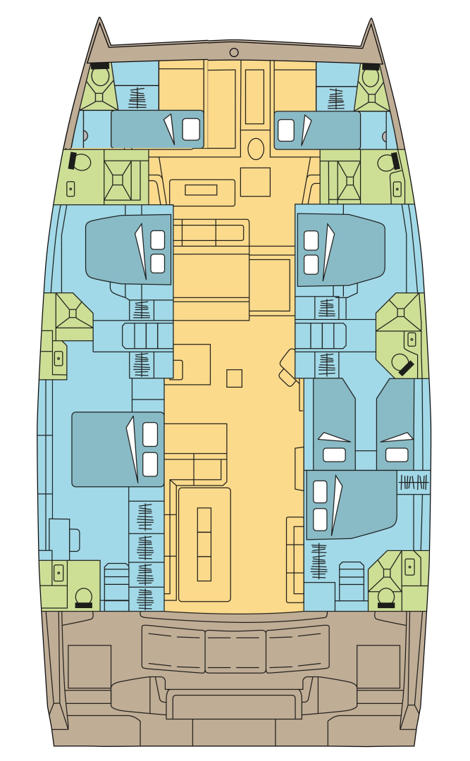 Catamaran rental in Palma de Mallorca - Bali Bali 5.4