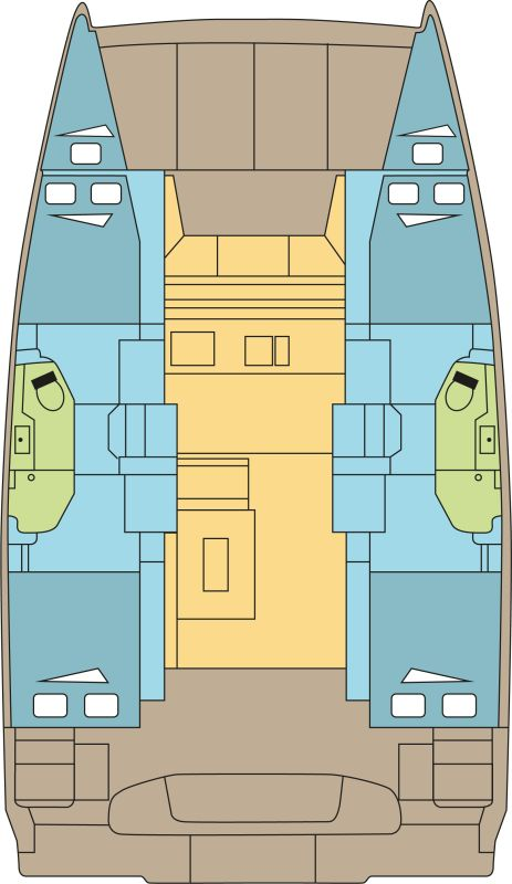 Bareboat Rental Catamaran Bali with a boat licence