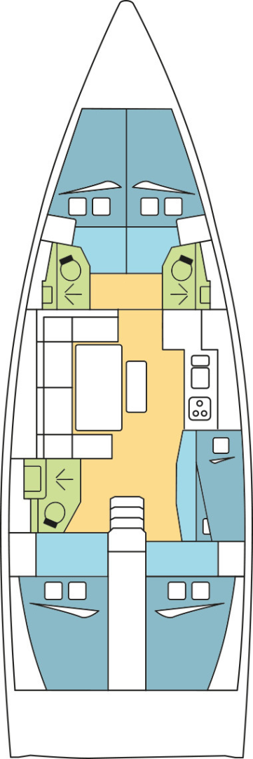 Boat rental Dufour Dufour 460 Grand Large in Komolac on Samboat