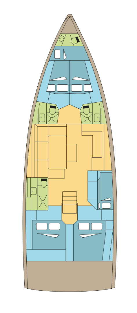 Yacht charter Bas du Fort cheap Dufour 470