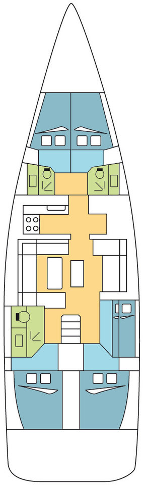 Rent a Dufour Dufour 520 Grand Large Bas du Fort