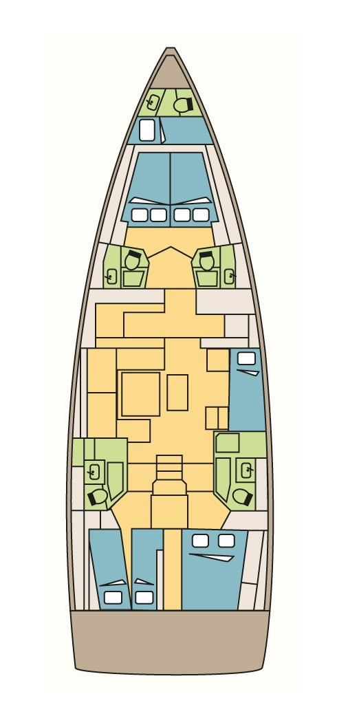 Sailboat rental in Saint-Mandrier-sur-Mer - Dufour Dufour 530
