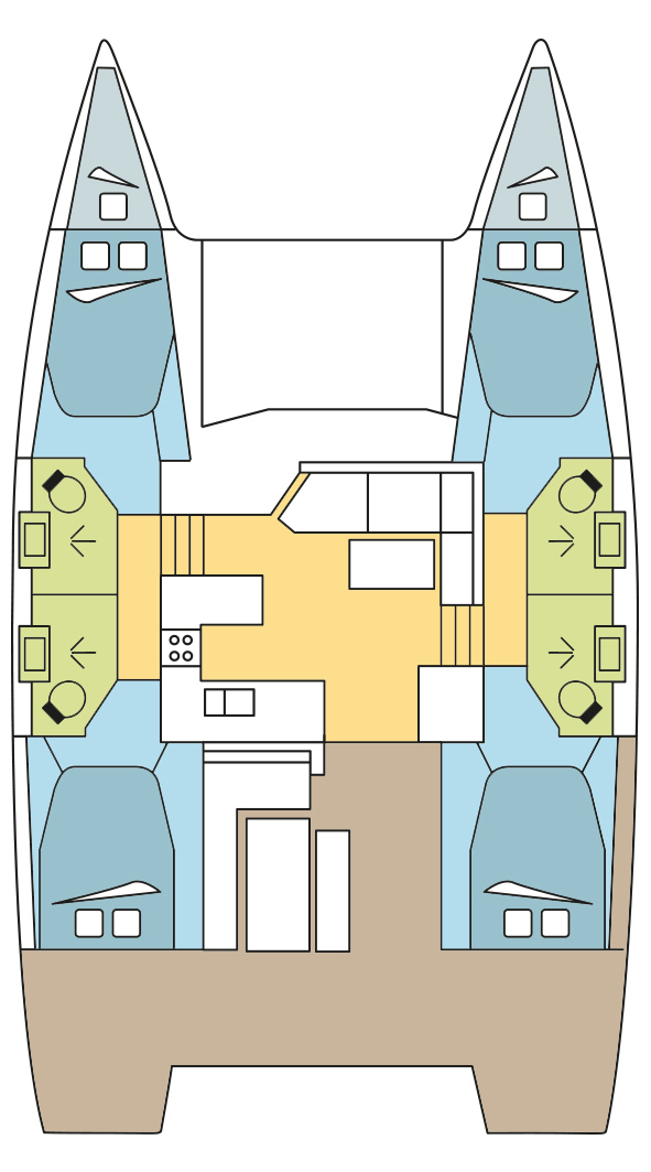 Boat rental Fountaine Pajot Astrea 42 in Saint-Mandrier-sur-Mer on Samboat