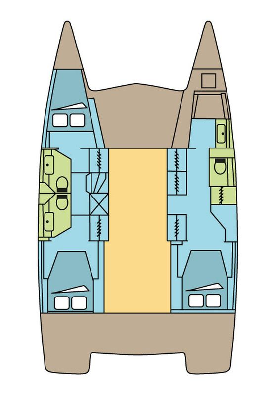 Catamaran rental in Parham Town - Fountaine Pajot Isla 40
