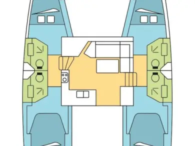 Fountaine Pajot Isla 40 charter bareboat or captained in  Parham Town