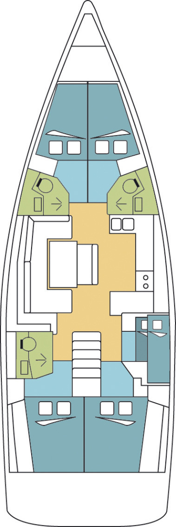Rent a Bénéteau Oceanis 48 Seget Donji