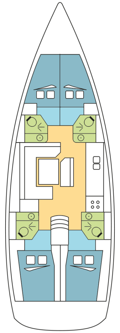 Sailboat for rent Zaton at the best price