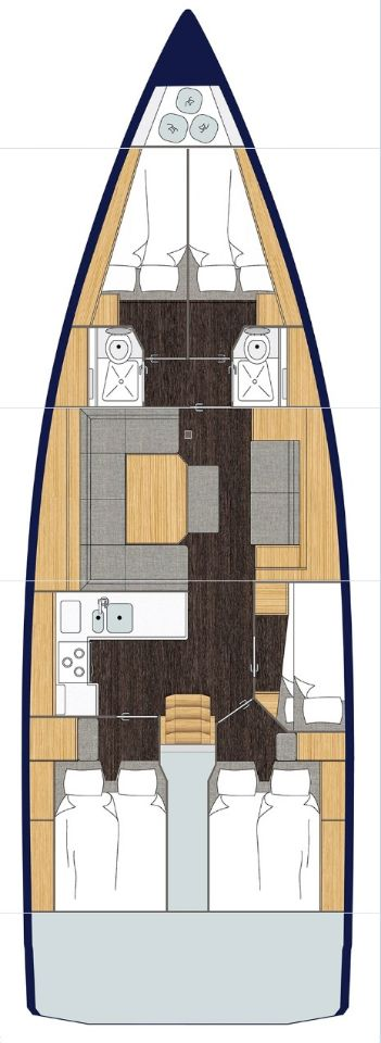 Boat rental Bavaria Bavaria C45 in Paros (Island) on Samboat