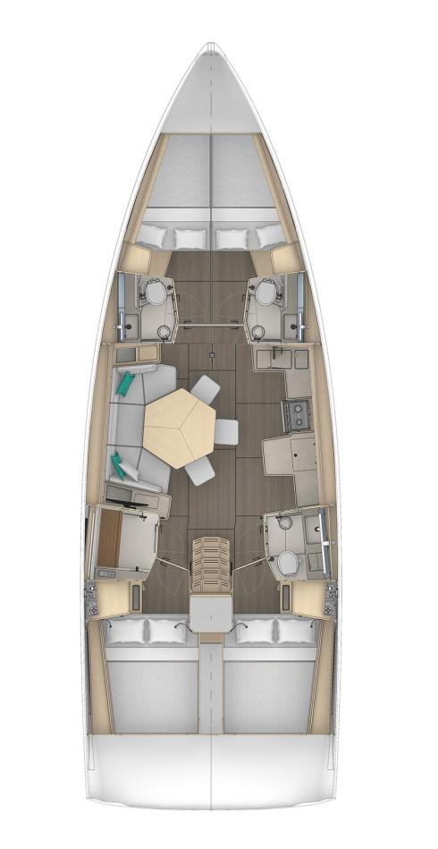 Yacht charter Adaköy cheap Dufour 44