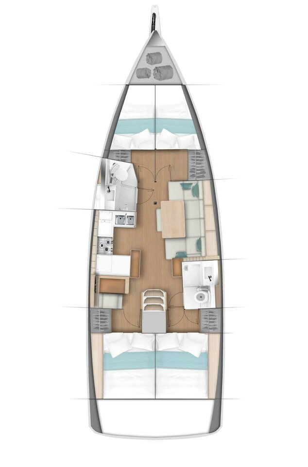 Sailboat rental in Kaş - Jeanneau Sun Odyssey 440
