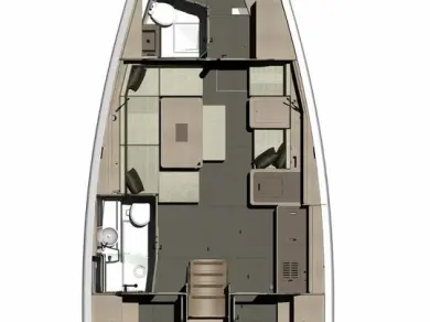 Bareboat Rental Sailboat Dufour with a boat licence