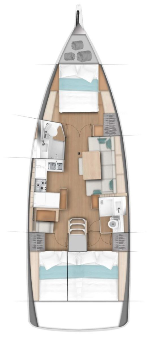 Yacht charter Annapolis cheap Sun Odyssey 440