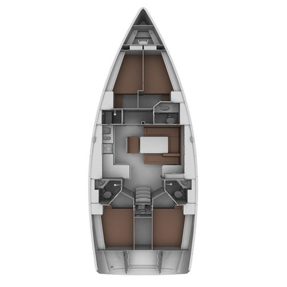 Bareboat Rental Sailboat Bavaria with a boat licence