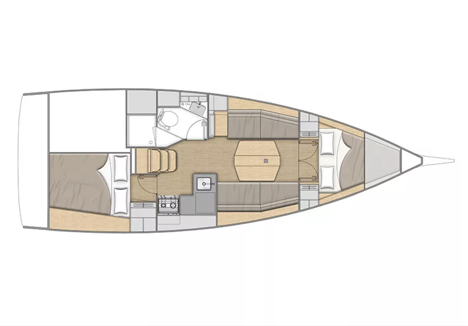 Sailboat rental in Mai Khao - Bénéteau Oceanis 34.1