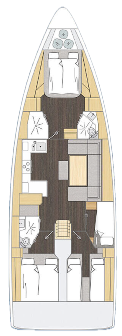 Bareboat Rental Sailboat Bavaria with a boat licence