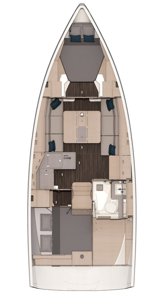 Dufour Dufour 37 charter bareboat or captained in  La Rochelle