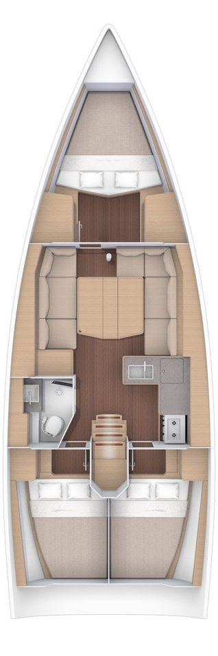 Sailboat rental in La Rochelle - Dufour Dufour 390