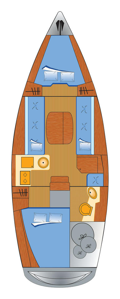 Sailboat rental with or without captain Bavaria Flensburg