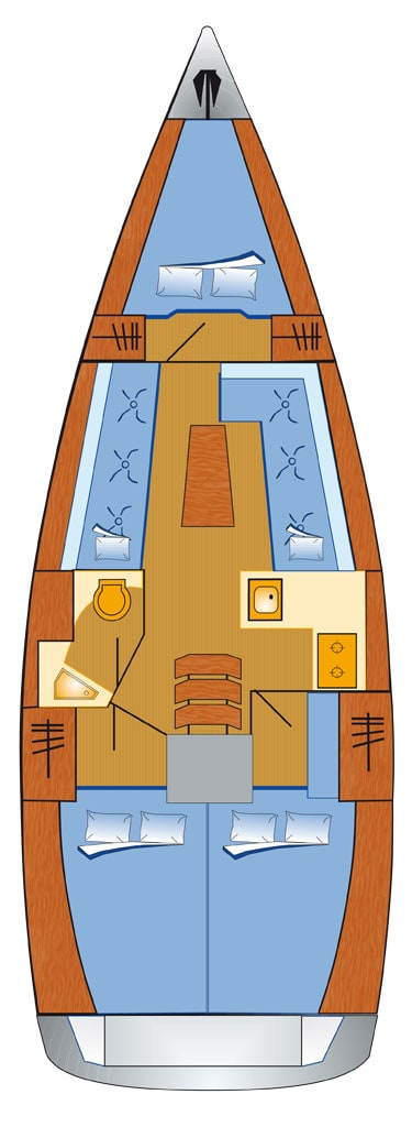 Sailboat rental in Heiligenhafen - Bavaria Cruiser 34