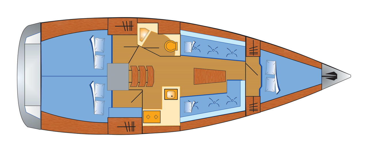 Boat rental Bavaria Cruiser 34 in Flensburg on Samboat