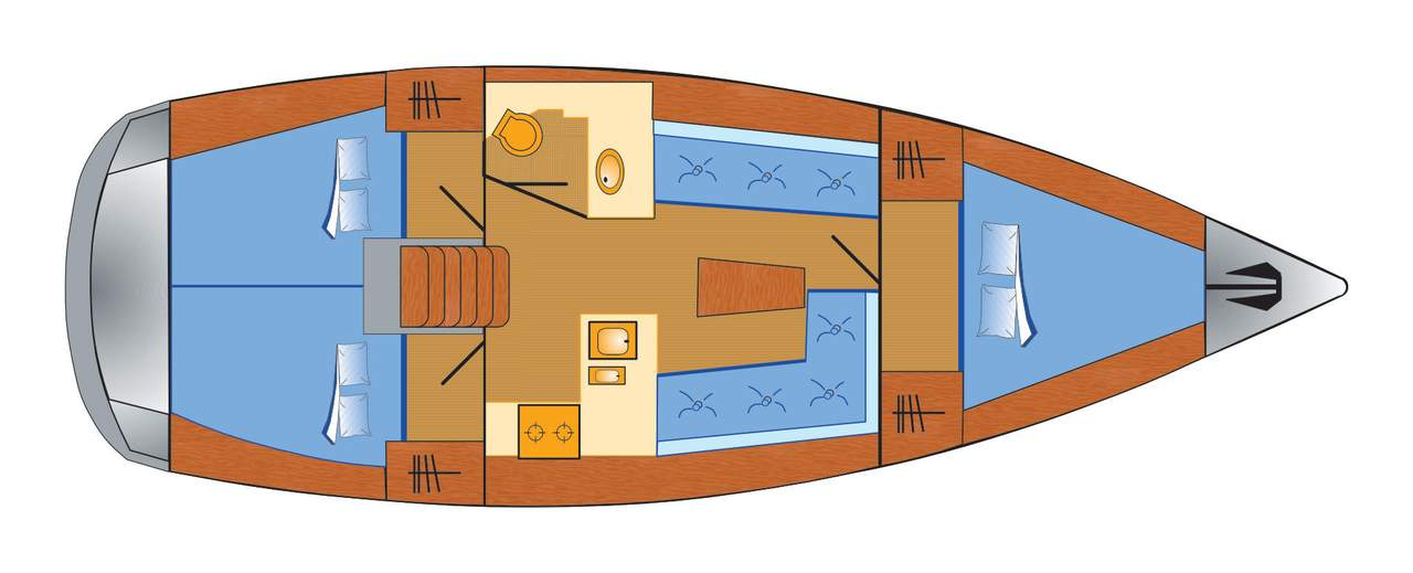 Sailboat rental with or without captain Bavaria Heiligenhafen