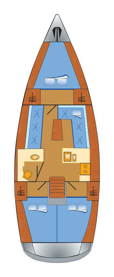 Bavaria Cruiser 37 charter bareboat or captained in  Flensburg