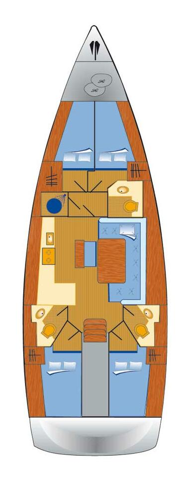 Yacht charter Flensburg cheap Cruiser 46