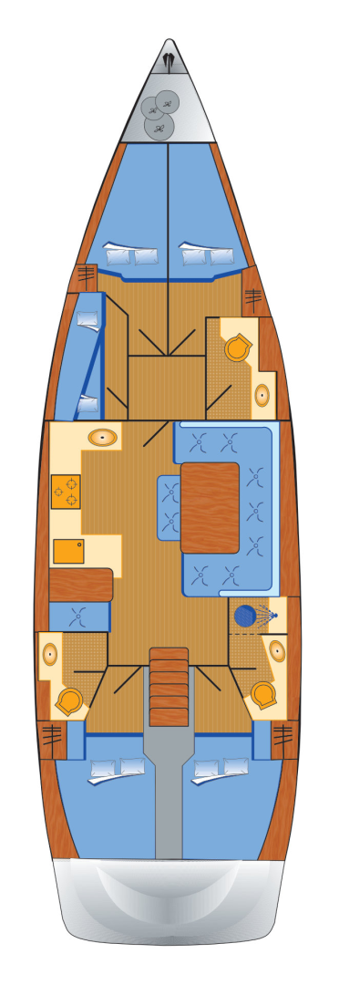 Boat rental Bavaria Cruiser 51 in Heiligenhafen on Samboat