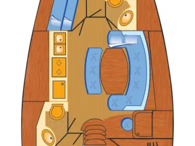 Bareboat Rental Sailboat Bénéteau with a boat licence
