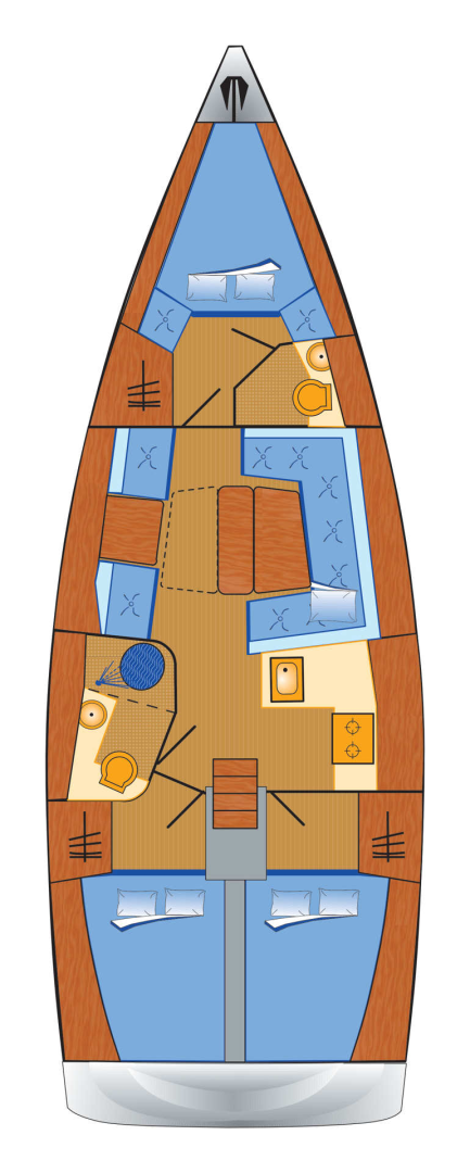 Yacht charter Heiligenhafen cheap Hanse 415