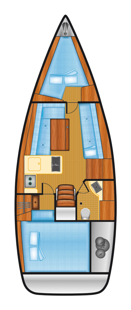 Bénéteau Oceanis 31 charter bareboat or captained in  Heiligenhafen