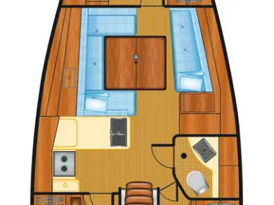 Sailboat rental with or without captain Bénéteau Heiligenhafen