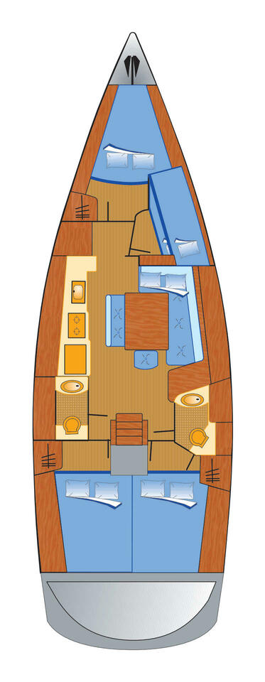 Bénéteau Oceanis 43 charter bareboat or captained in  Heiligenhafen