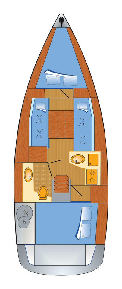 Sailboat for rent Flensburg at the best price