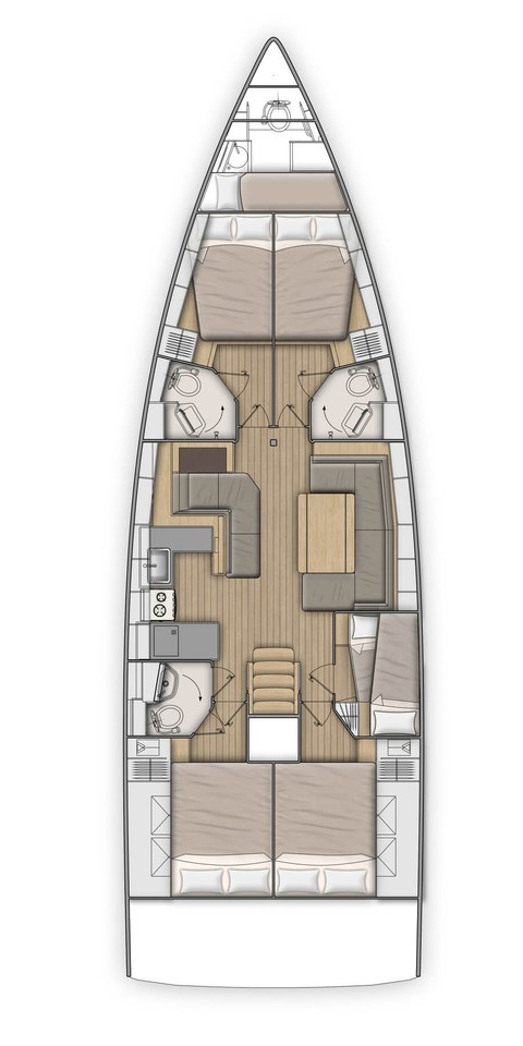 Sailboat rental with or without captain Bénéteau Cala d'Or