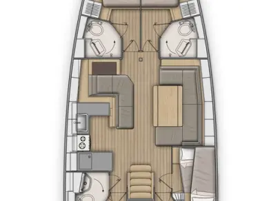 Sailboat rental with or without captain Bénéteau Cala d'Or