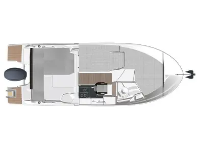 Motorboat rental with or without captain Jeanneau Trogir