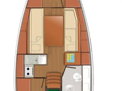 Sailboat rental with or without captain Jeanneau Furnari