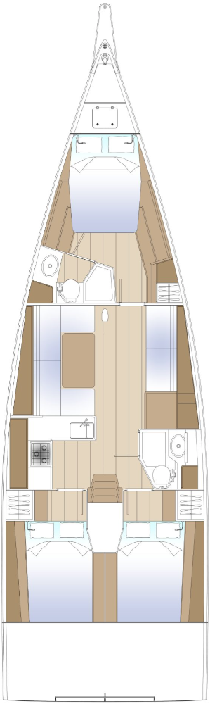 Boat rental Solaris Solaris 44 - 3 cab. in Toulon on Samboat