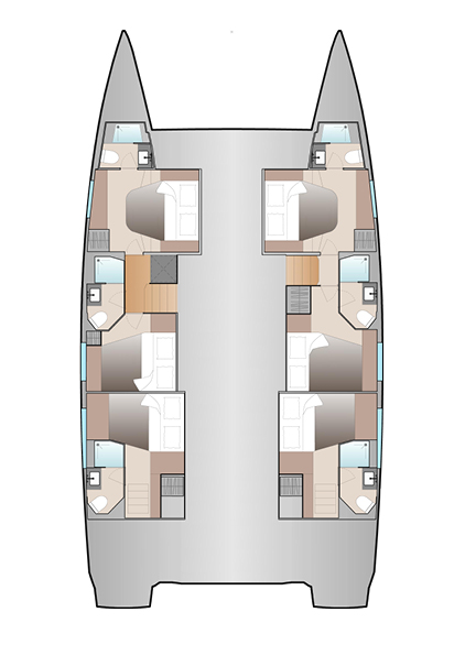 Fountaine Pajot Aura 51 charter bareboat or captained in  Simpson Bay