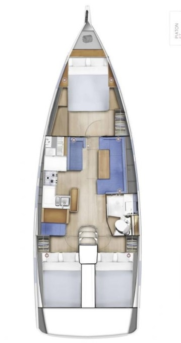 Bareboat Rental Sailboat Jeanneau with a boat licence