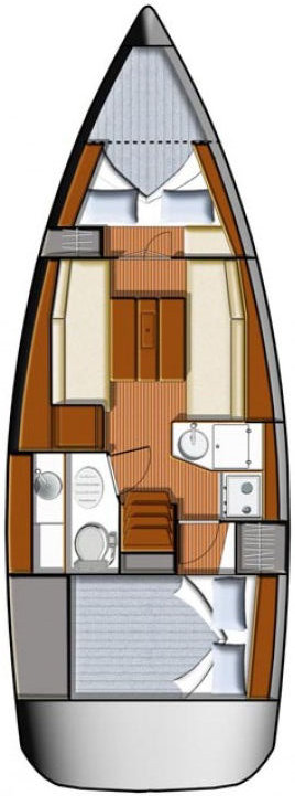 Jeanneau Sun Odyssey 30i charter bareboat or captained in  Toulon