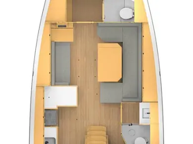 Bareboat Rental Sailboat Bavaria with a boat licence