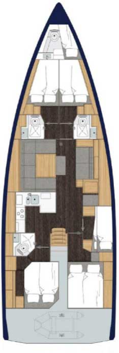 Bavaria Bavaria C50 Style charter bareboat or captained in  Palma de Mallorca