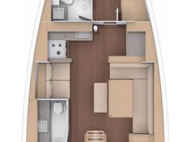 Sailboat rental with or without captain Dufour Jezera