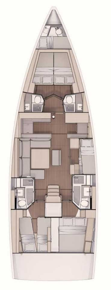Sailboat for rent Trogir at the best price